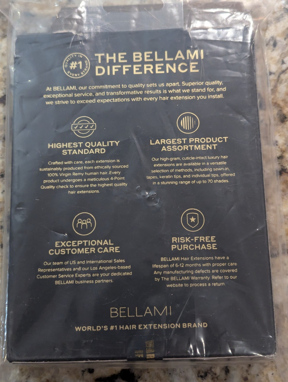 Bellami 16″ Infinity Weft Hair Extensions Hybrid Blends Pearl Blonde #8C/#88