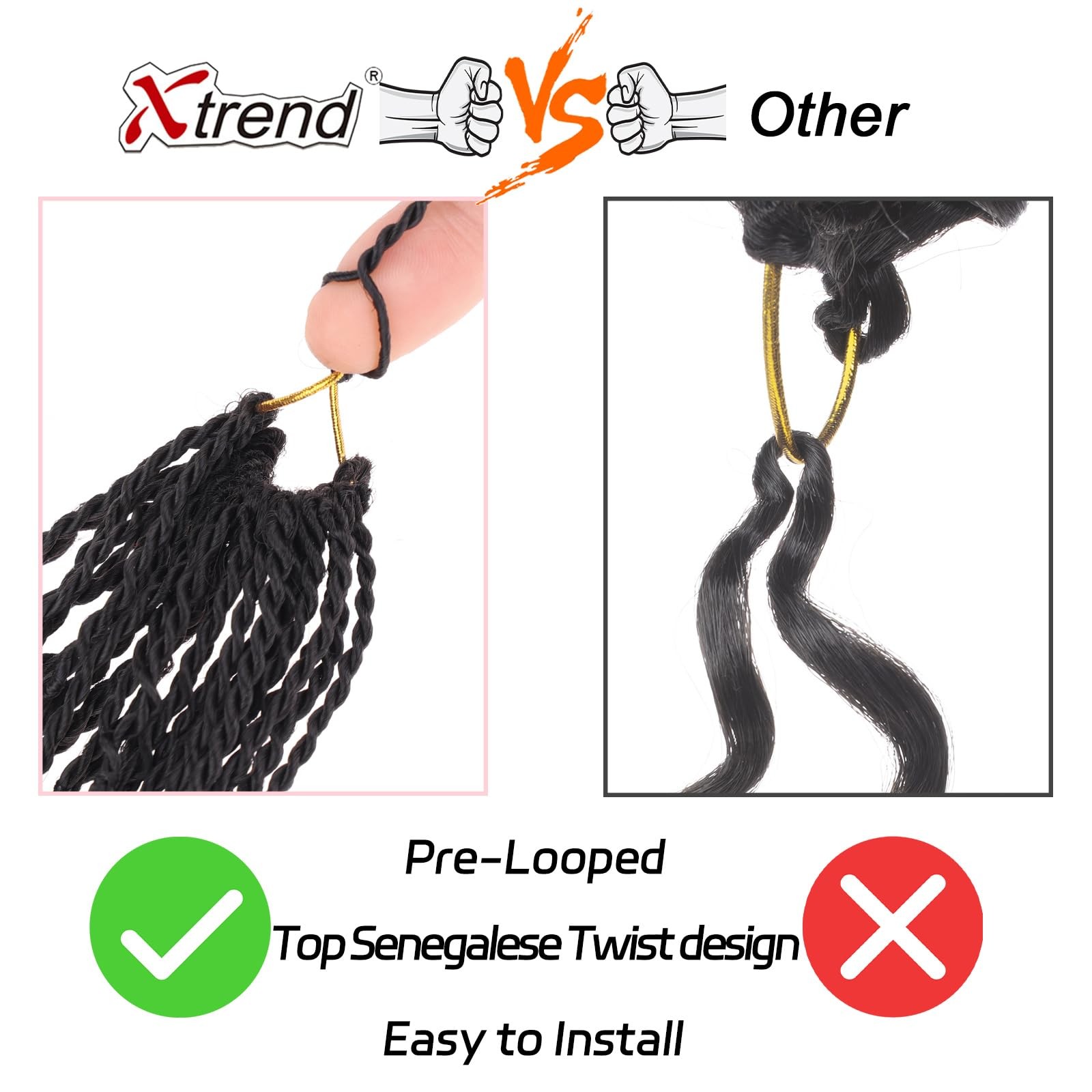 24 Inch Pre Looped Micro Curly Crochet Hair 8 Packs Honey Blond Brazilian Kin…