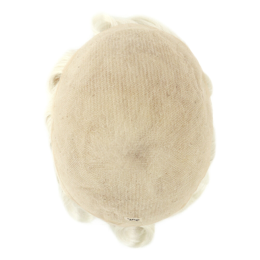 Toupee For Mens Human Hair Replecement System German Lace Gent Hairpieces 8×10”
