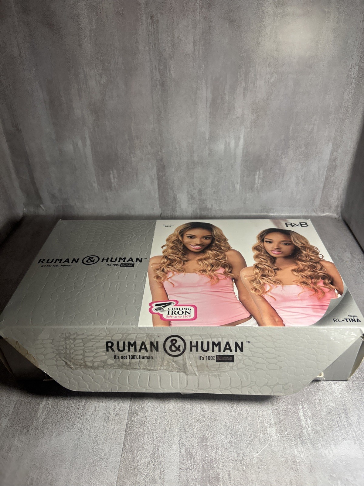 Ruman And Human Wig RL-Tina DR-27 Long Curling Iron Safe Free Ship L12