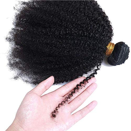 Mongolian Afro Kinky Curly Bundles Human Hair 4B 4C 8 10 12 Inch Weave Virgin