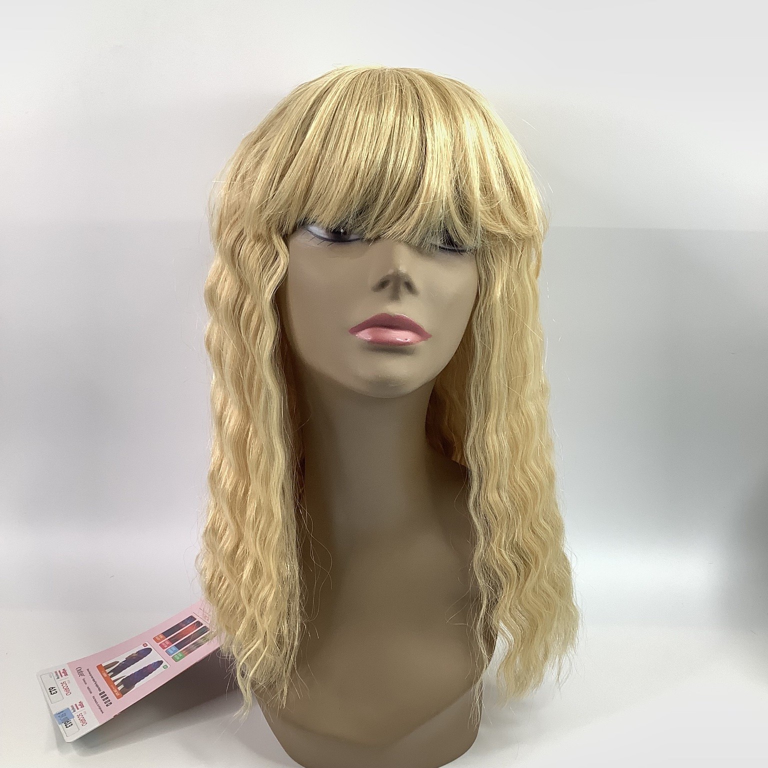 Outre Wigpop Colorplay SCORPIO Synthetic Full Wig 613 Blonde Heat Friendly