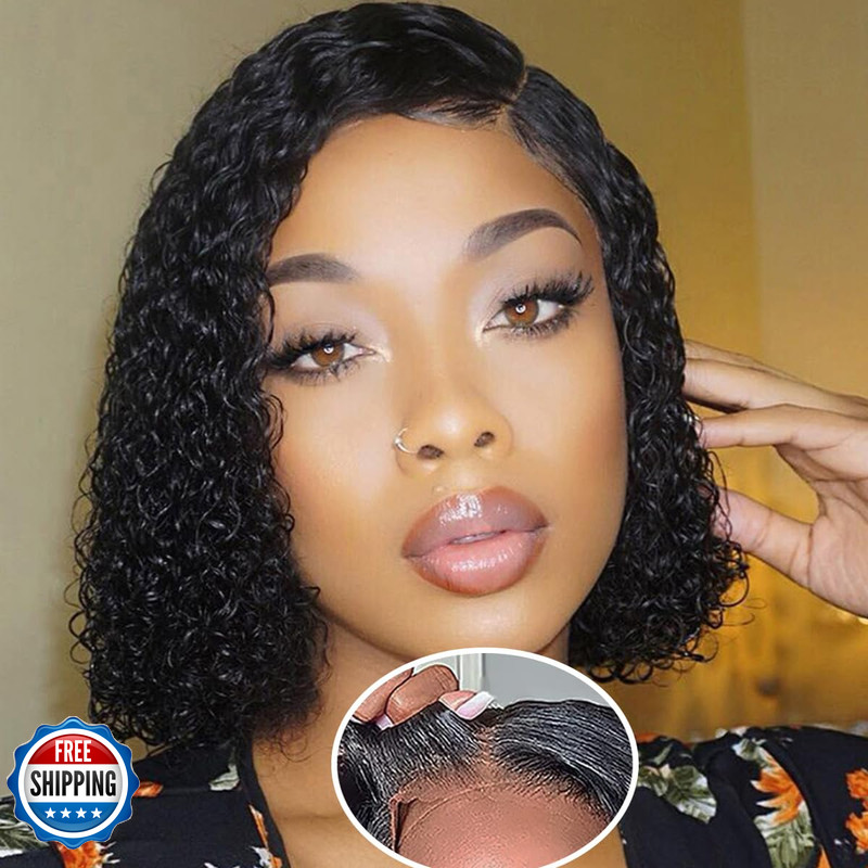 Fronbanis Wear And Go Glueless Wig Bob Wig Human Hair Glueless Wigs Human Hair