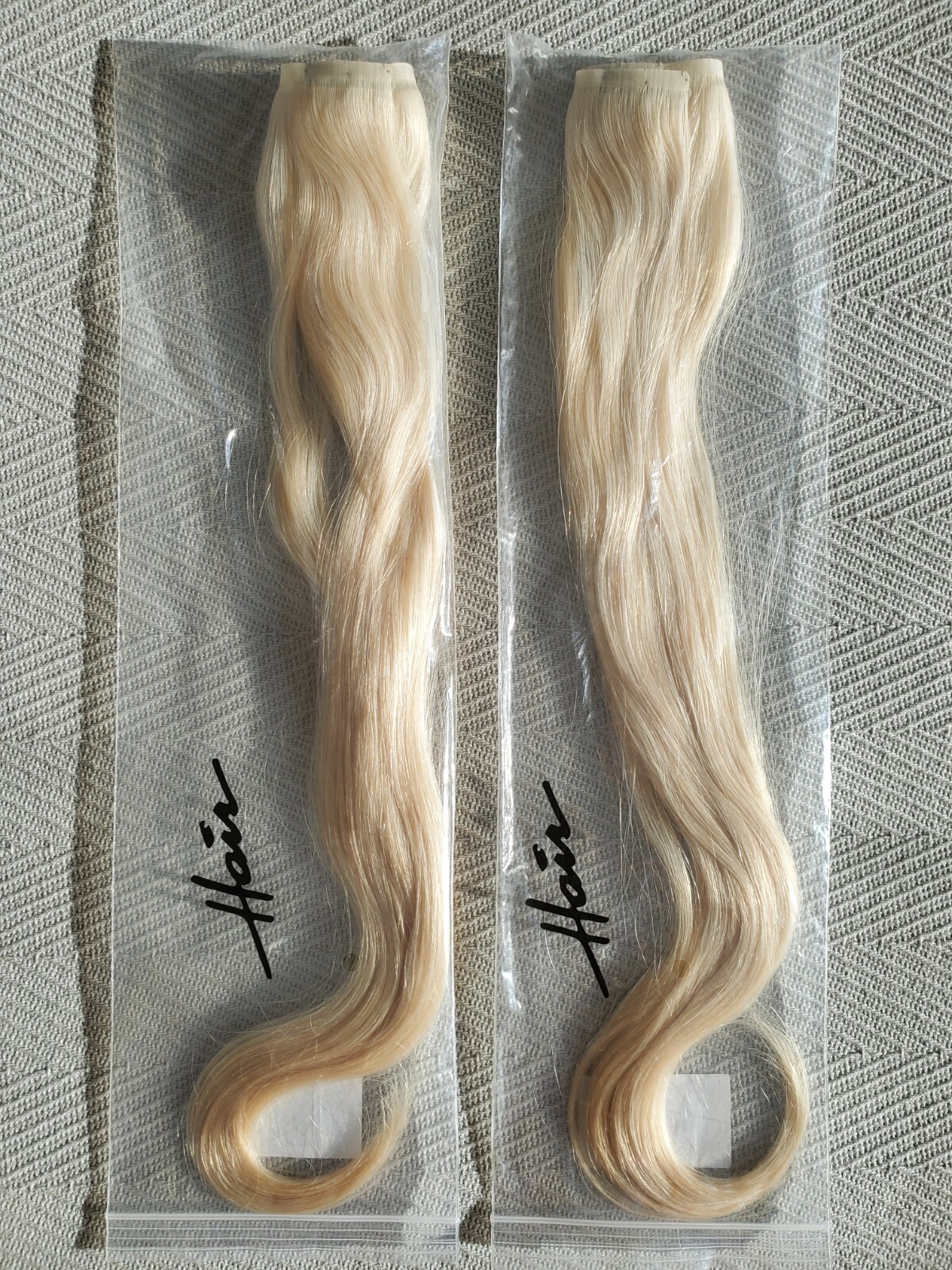 Platinum Hair Extensions-100% Human Remy Hair, Clip-ins