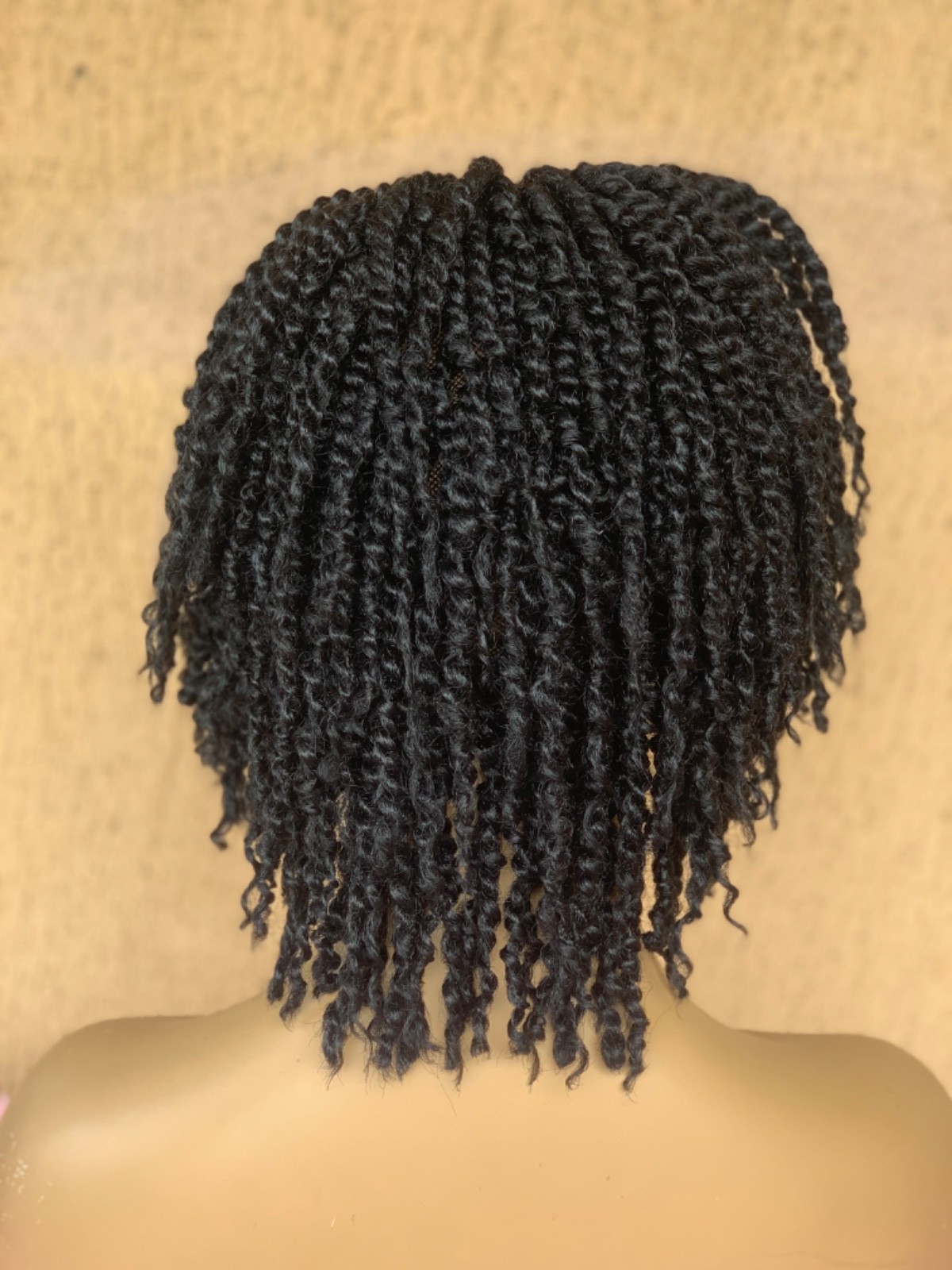 kinky twists wig, styles for natural hair, braids wigs for black women