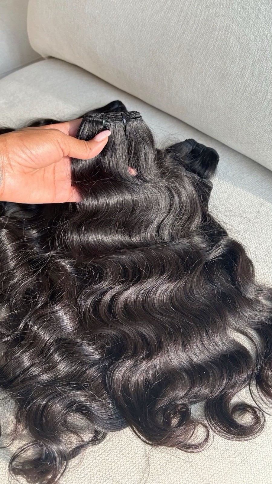 3 RAW INDIAN HAIR BUNDLES 30” $93.06