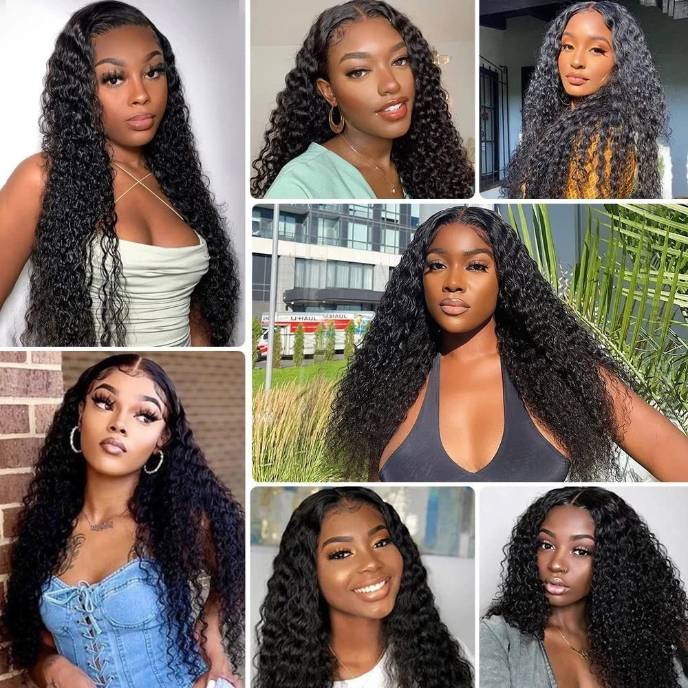 A Wig Women’s Long Curly Deep Wavy Hair Wigs US Made Of High Temperature Fiber
