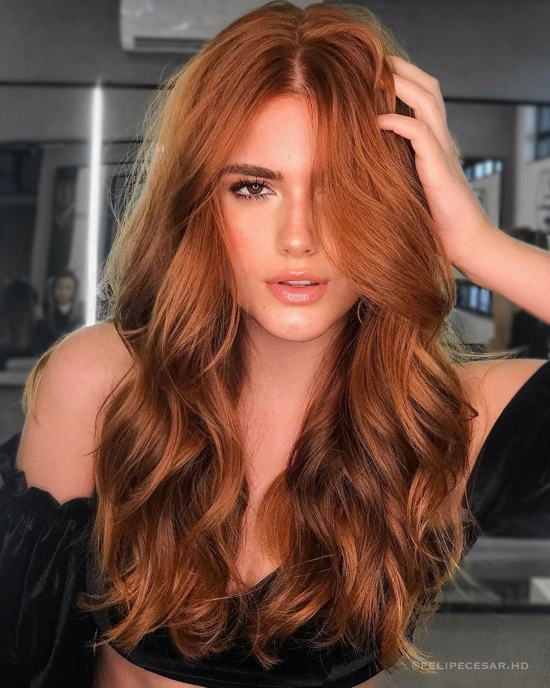 22inch Ombre Strawberry Blond Balayage Wave 100% Human Hair Lace Front Wigs