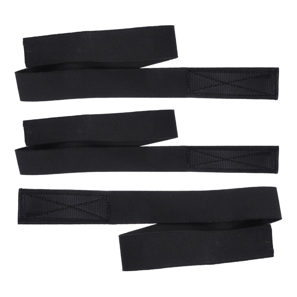 3Pcs Wigs Fixed Elastic Band Creative Headgear Band Black Wigs Strap