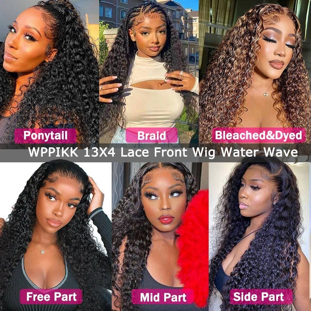 Natural Color 22 Inch Human Hair Wet and Wavy Wig – 180 Density, Stylish & Soft