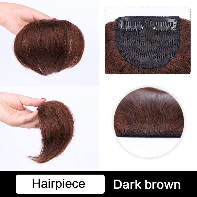 topper male short hair top refill piece handsome real hair long-lasting hot fluf