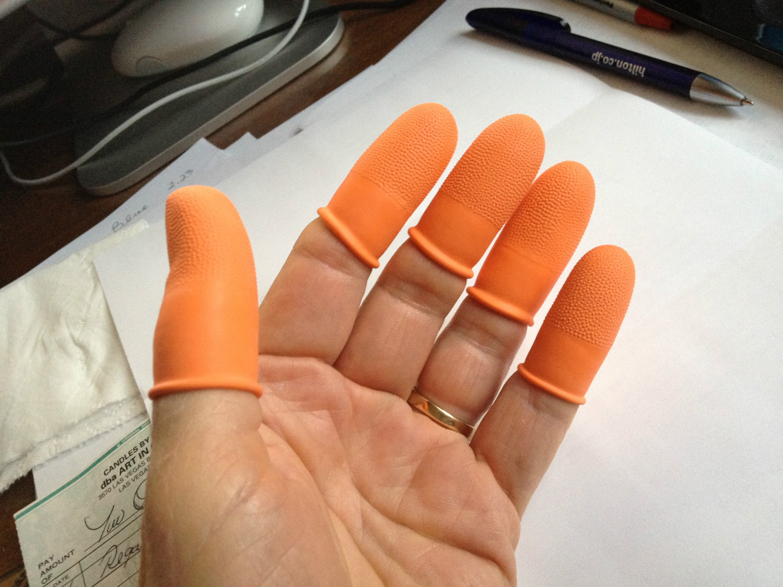 12 Finger Protectors , Reusable