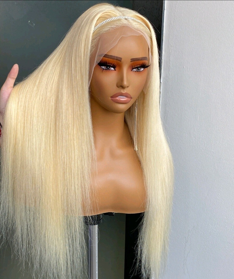 12A 18INCH RAW PERUVIAN HUMAN HAIR 13X4 TRANSPARENT LACE FRONTAL WIG STRAIGHT