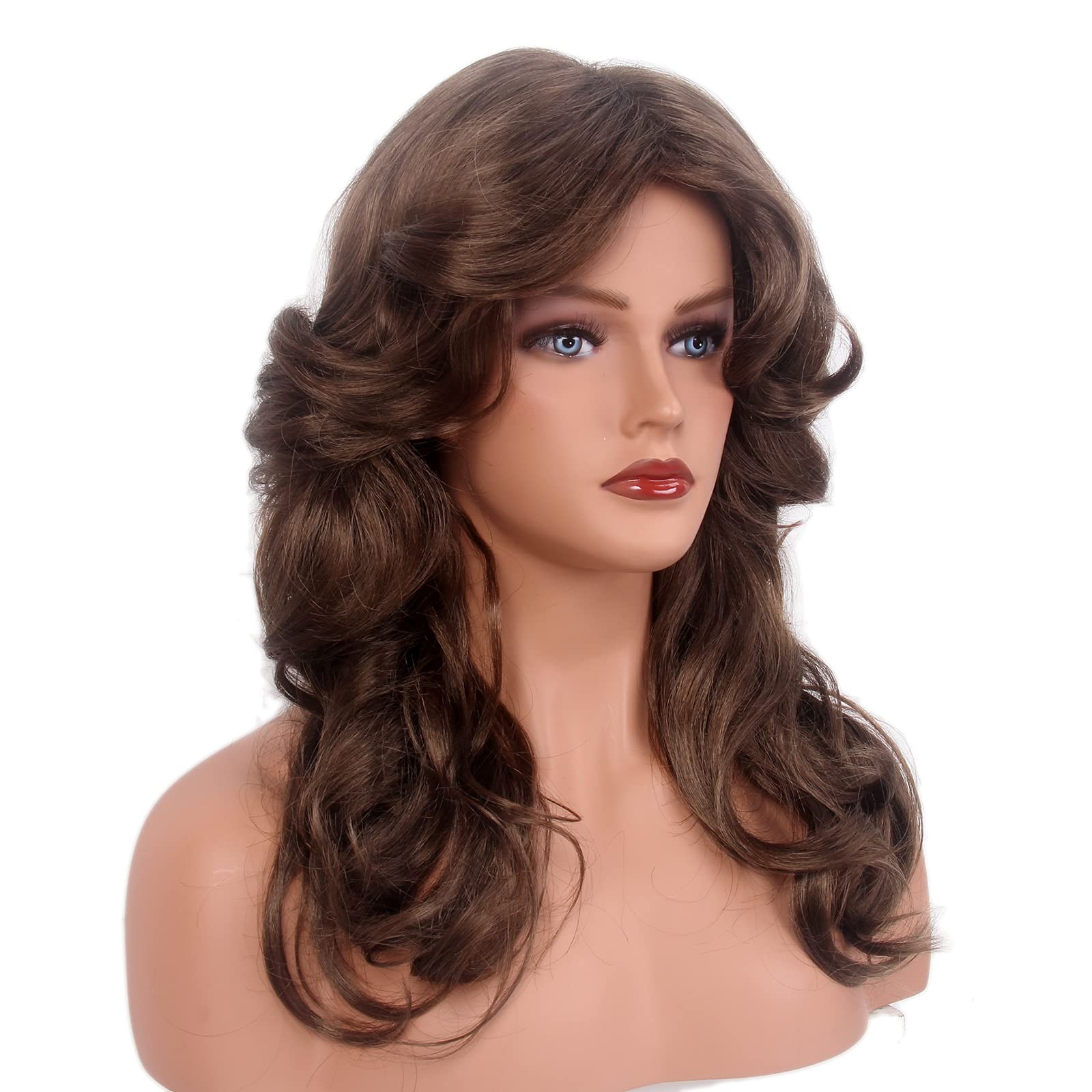 R Reewes Fashion Hair Reewes 70S Farrah Fawcett Wig – Vintage Synthetic Full