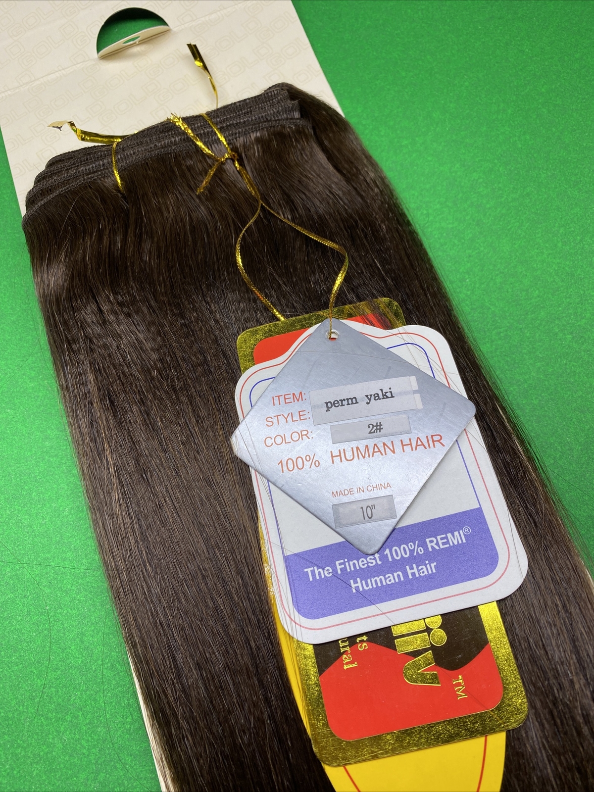 Unique_Wiiv_100% Human Hair SILKY WEAVE_10″_#2_by BOHYME