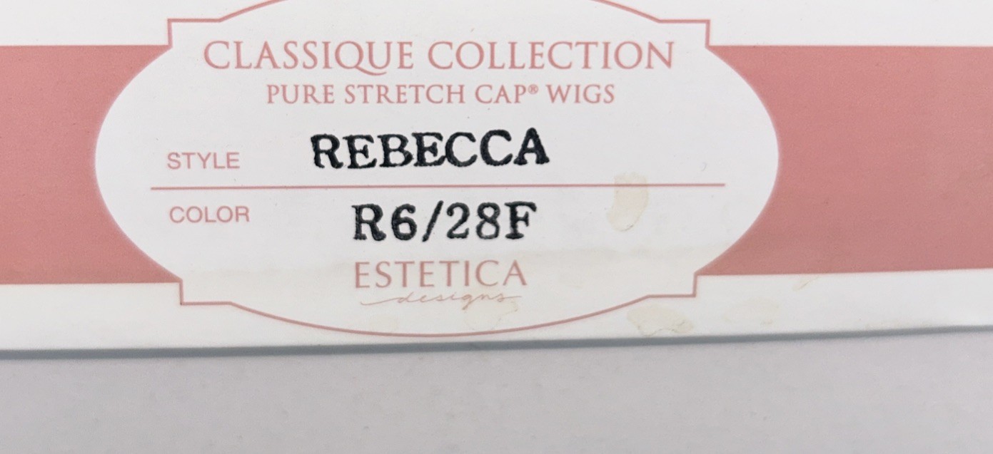 NIB Estetica Rebecca R6/28F Brown Short Synthetic Wig Bob