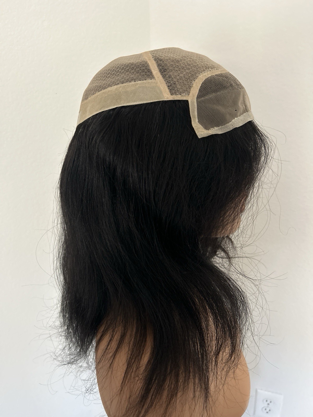 8×10 22” Indian Human Hair Topper | Hair System | Natural Density | Clipless