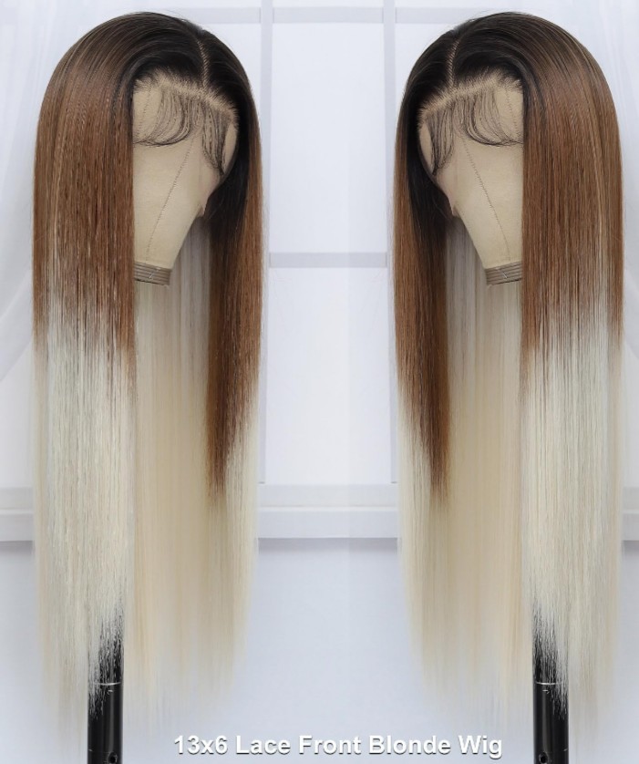 26″ Lace Front Ombre Wig