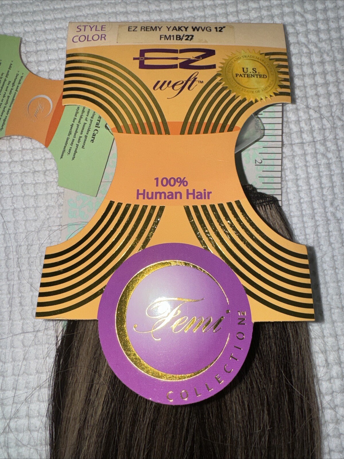 EZ Weft Femi Collection Style: EZ REMY YAKY WVG 12’’ COLOR: FM1B/27 RETAIL $44