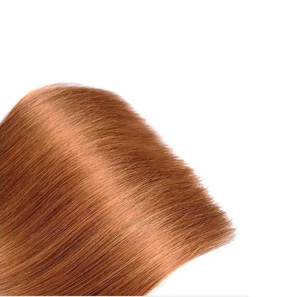Niciitysi Light Brown Straight Bundles Human Hair Color 1B30 Bundles Ombre Two