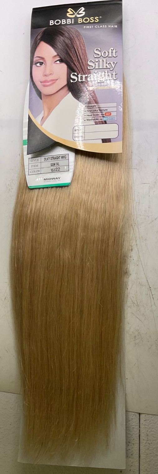Bobbi Boss Soft Silky Straight 100% Human Hair Item: SSW 14L Color: 16/22