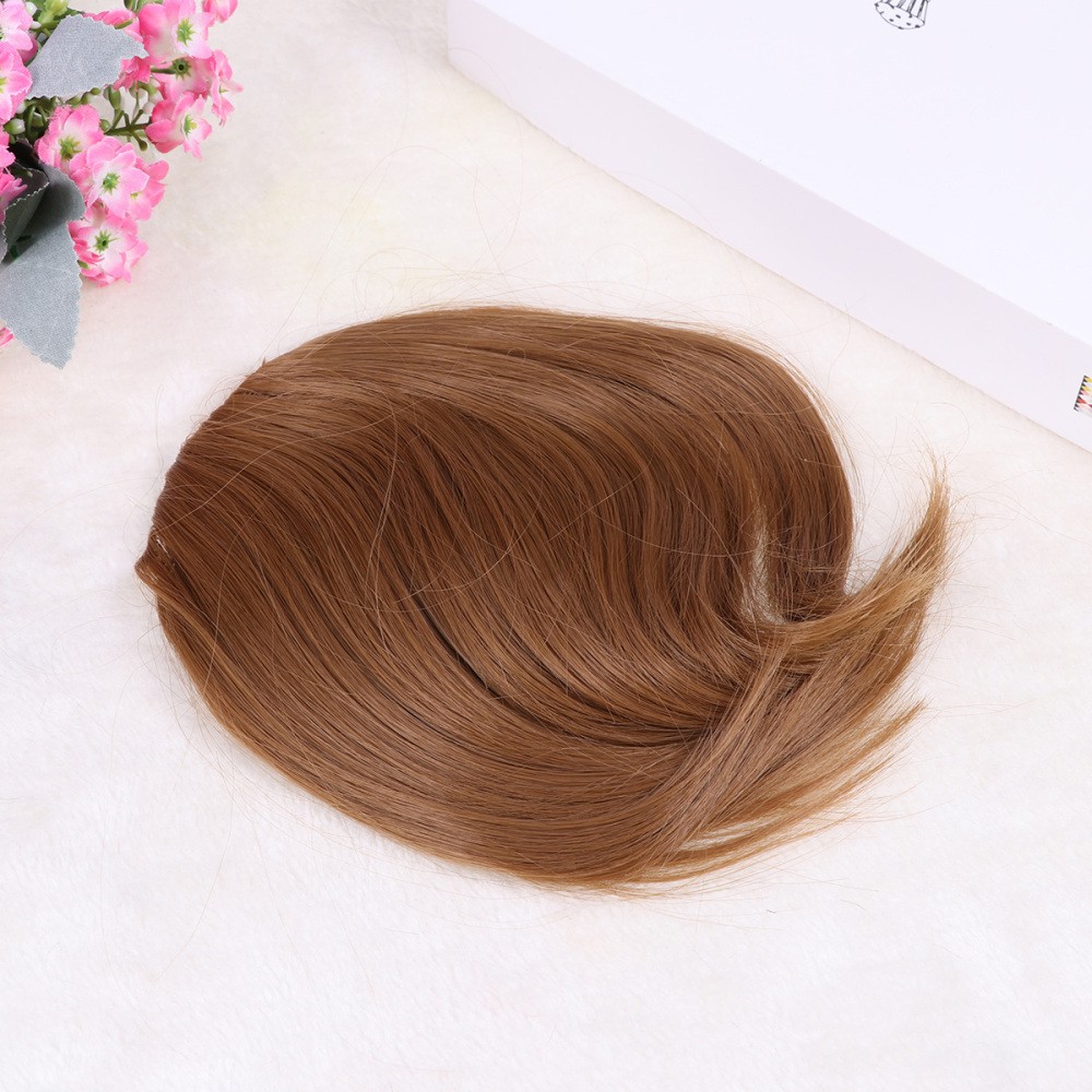 High Temperature Synthetic Fiber Clip in Bangs Front Hair Fringe Hair Extensions