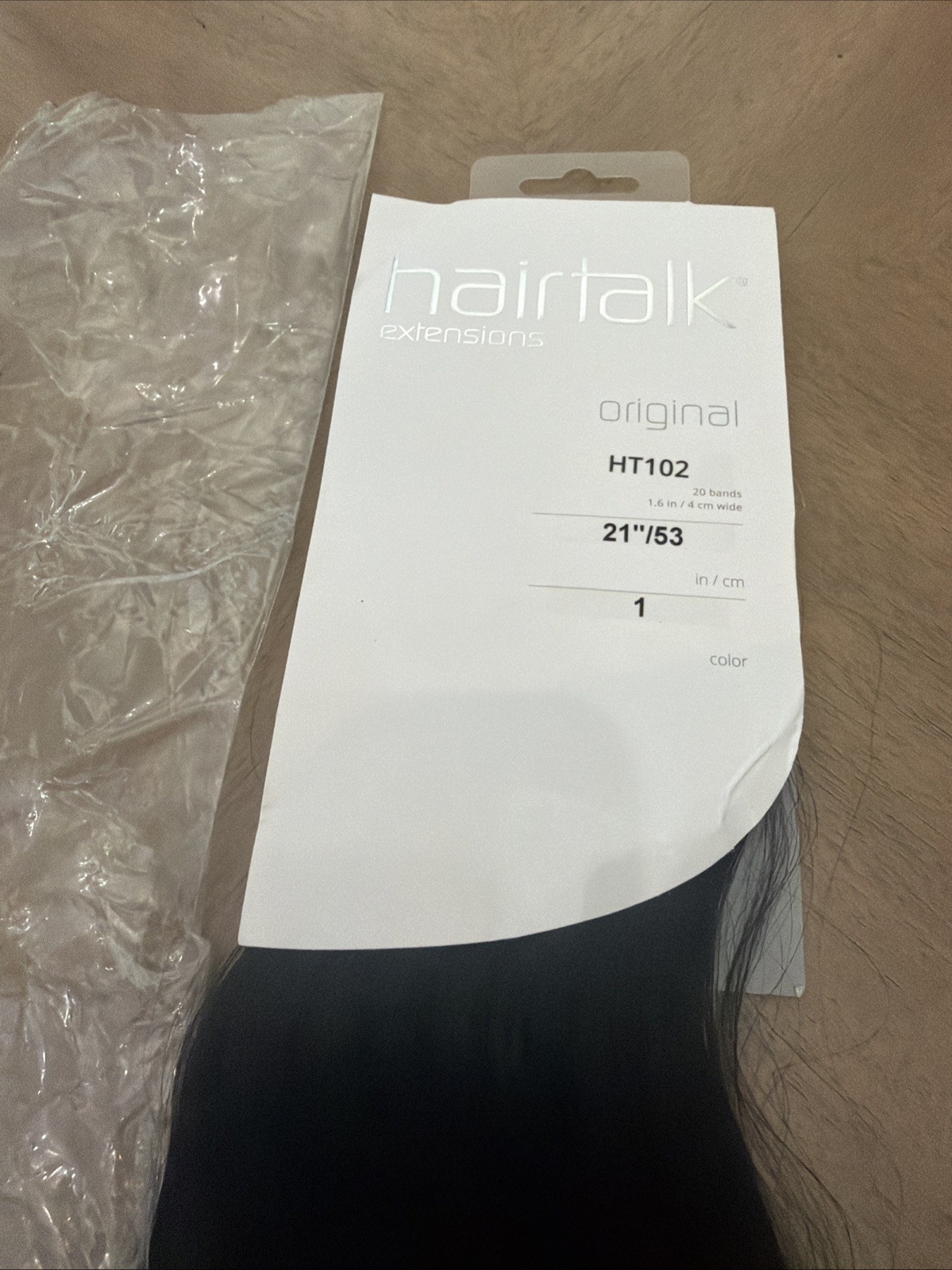 Hairtalk Extensions Original 21in Color 1 HT102