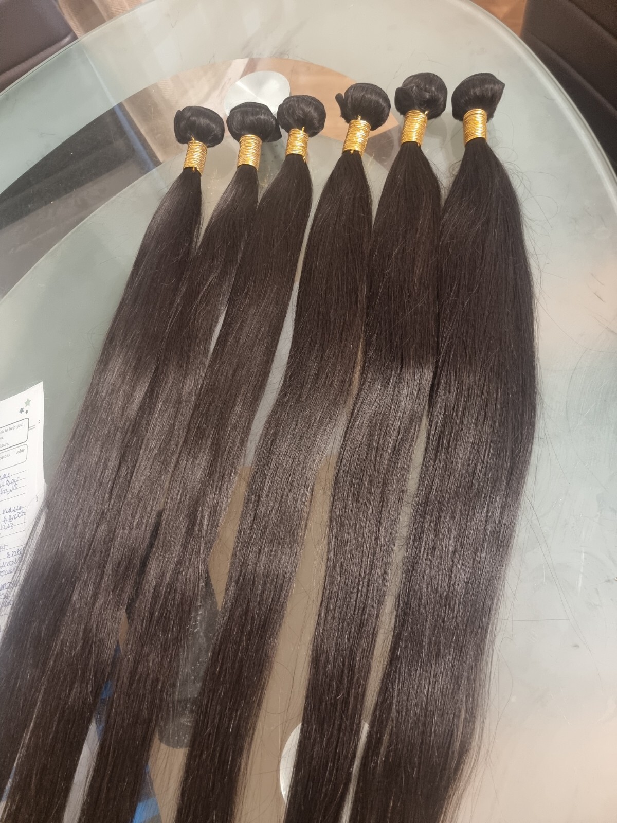 12AA MALAYSIAN RAW VIRGIN HUMAN HAIR 42+42+42+42+42+42 STRAIGHT 600g 6BUNDLLES