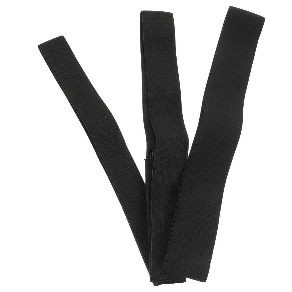 3Pcs Wigs Fixed Elastic Band Creative Headgear Band Black Wigs Strap