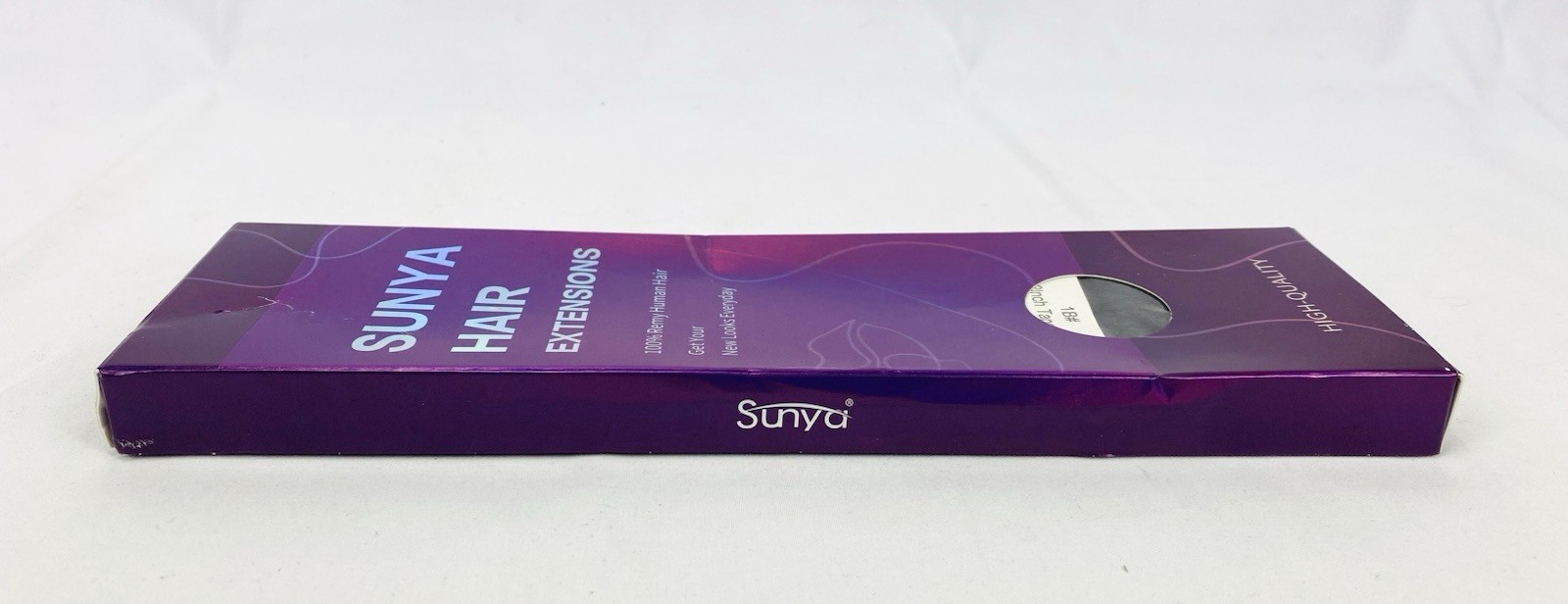 Sunya Tape in Hair Extensions-Natural Black #1B-100% Remy Human Hair-22 in-NIB
