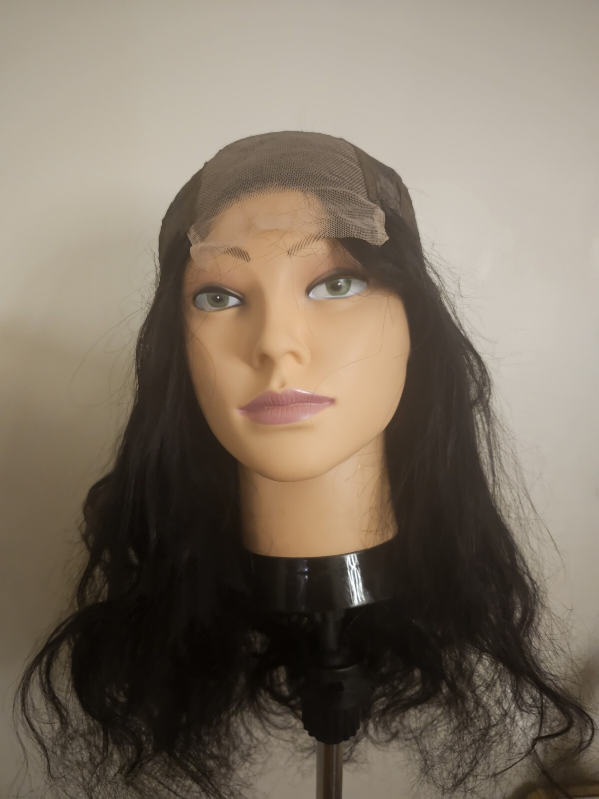High Quality regular Top 22″ straight 100% Virgin Human Hair Lace Wig