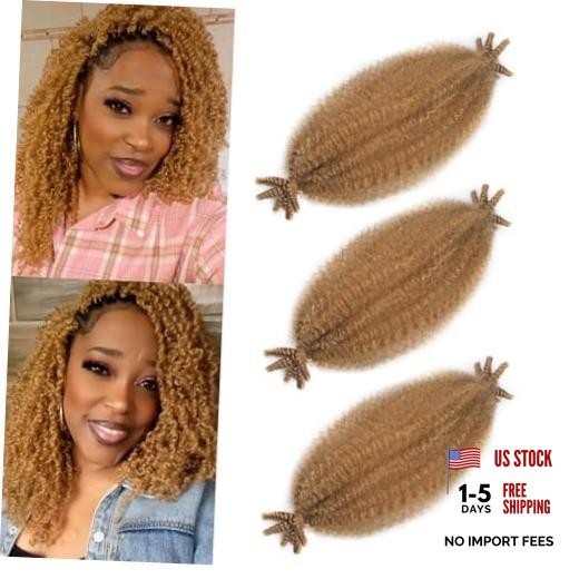 Synthetic Curly Crochet Hair for Black Women Marley 12 Inch (Pack of 3) #27