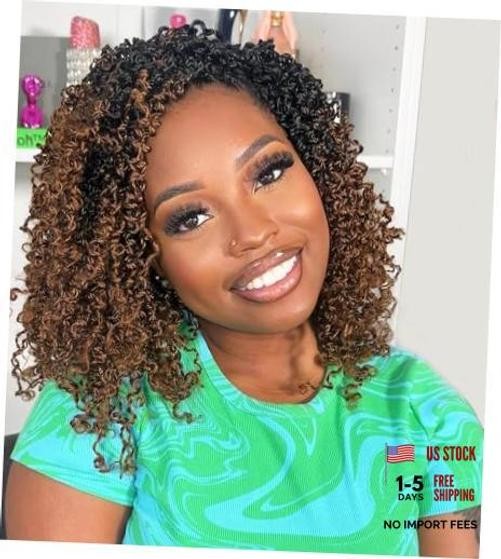 10 Inch Yanky Twist Crochet Hair Pre-looped 8 Packs 10 Inch (Pack of 8) OT30