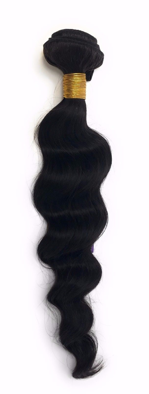 Loose Wave 9A Remy Human Hair 1 or 3 Bundles 100g/Bundle Sew In Natural black