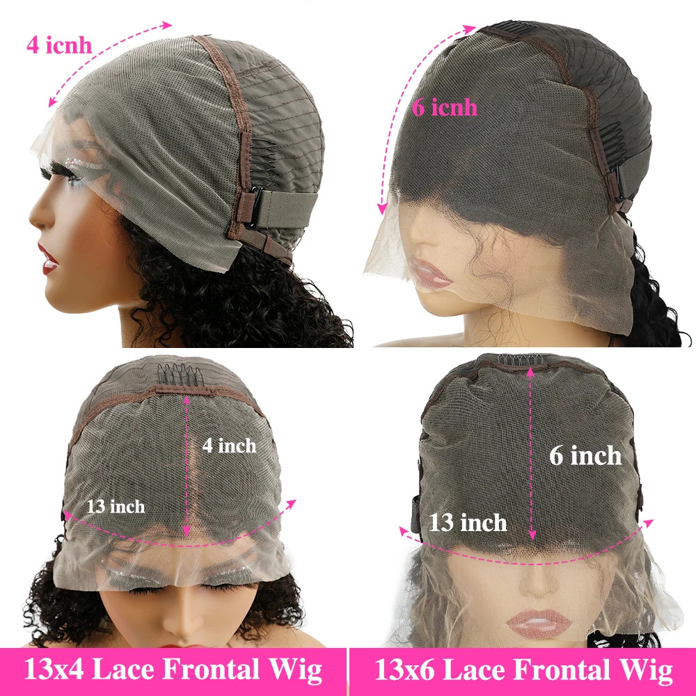 13×4 13×6 HD Bone Straight Bob Lace Frontal Human Hair Brazilian Short Bob Wig