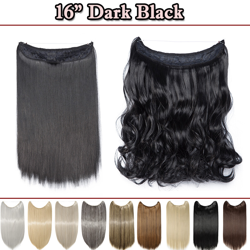 Hot Hair Extension Invisible Wire Natural as Human Hair Secret Wire No Clip in