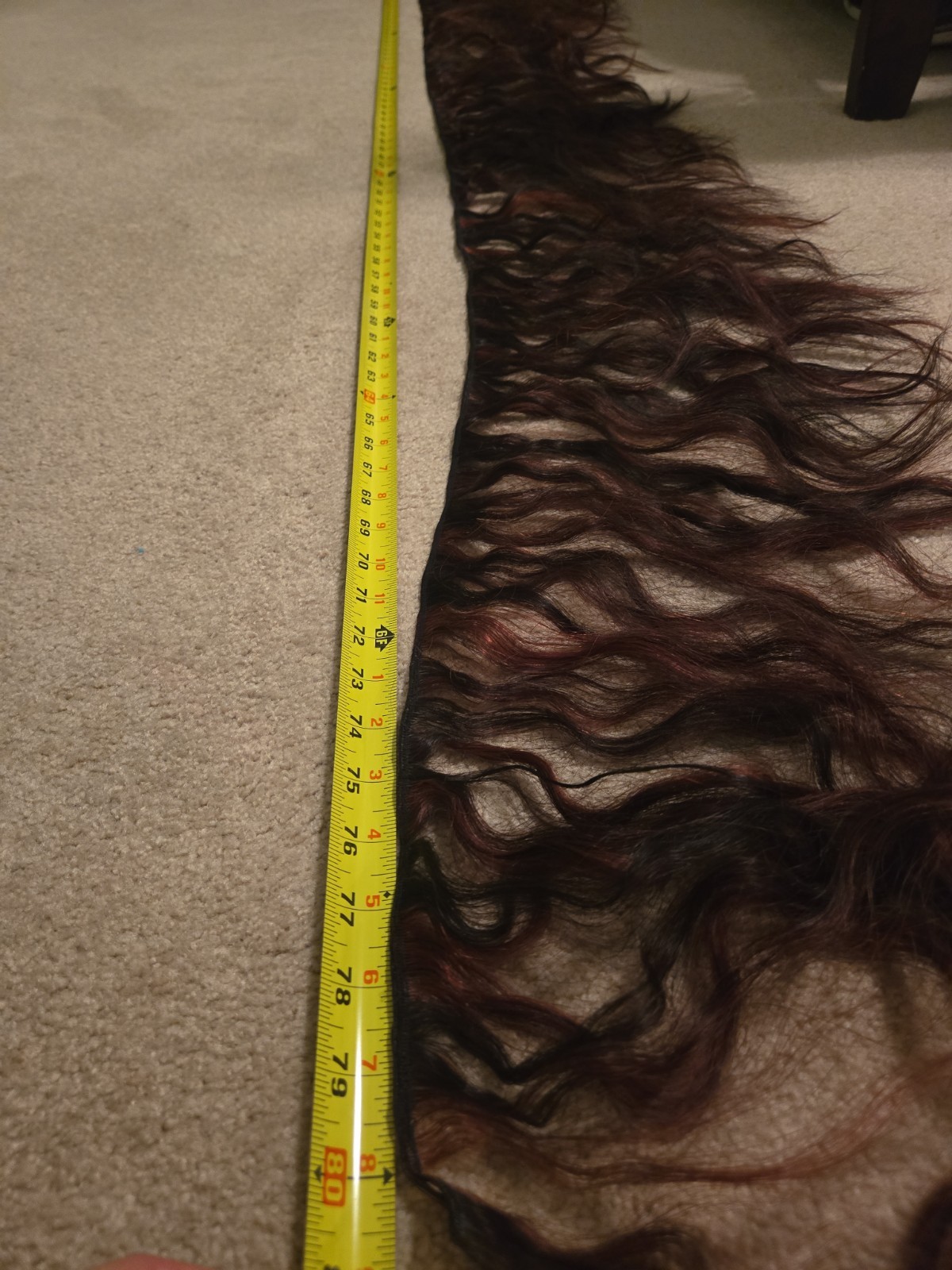 Shake ‘n Go Human Hair Extensions #1B Waivy 2 Tone Dark Brown And Reddish 80″