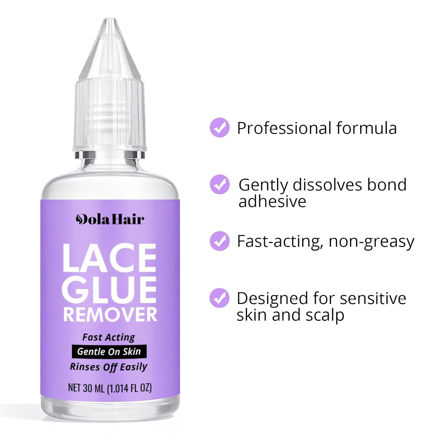 Lace Wig Glue Kit – Waterproof Lace Front Adhesive for Wigs (Glue Kit-3Pcs)