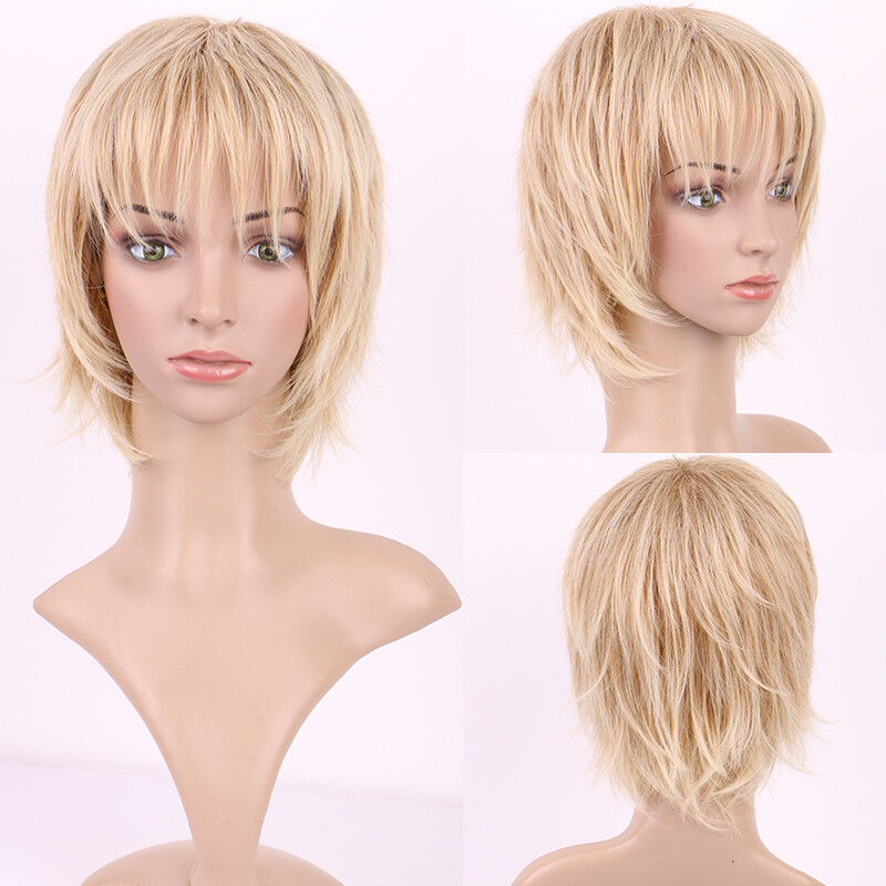 Real Thick Hair Full Wigs Natural Long Wavy Full Wig Heat Resistant Multi Color