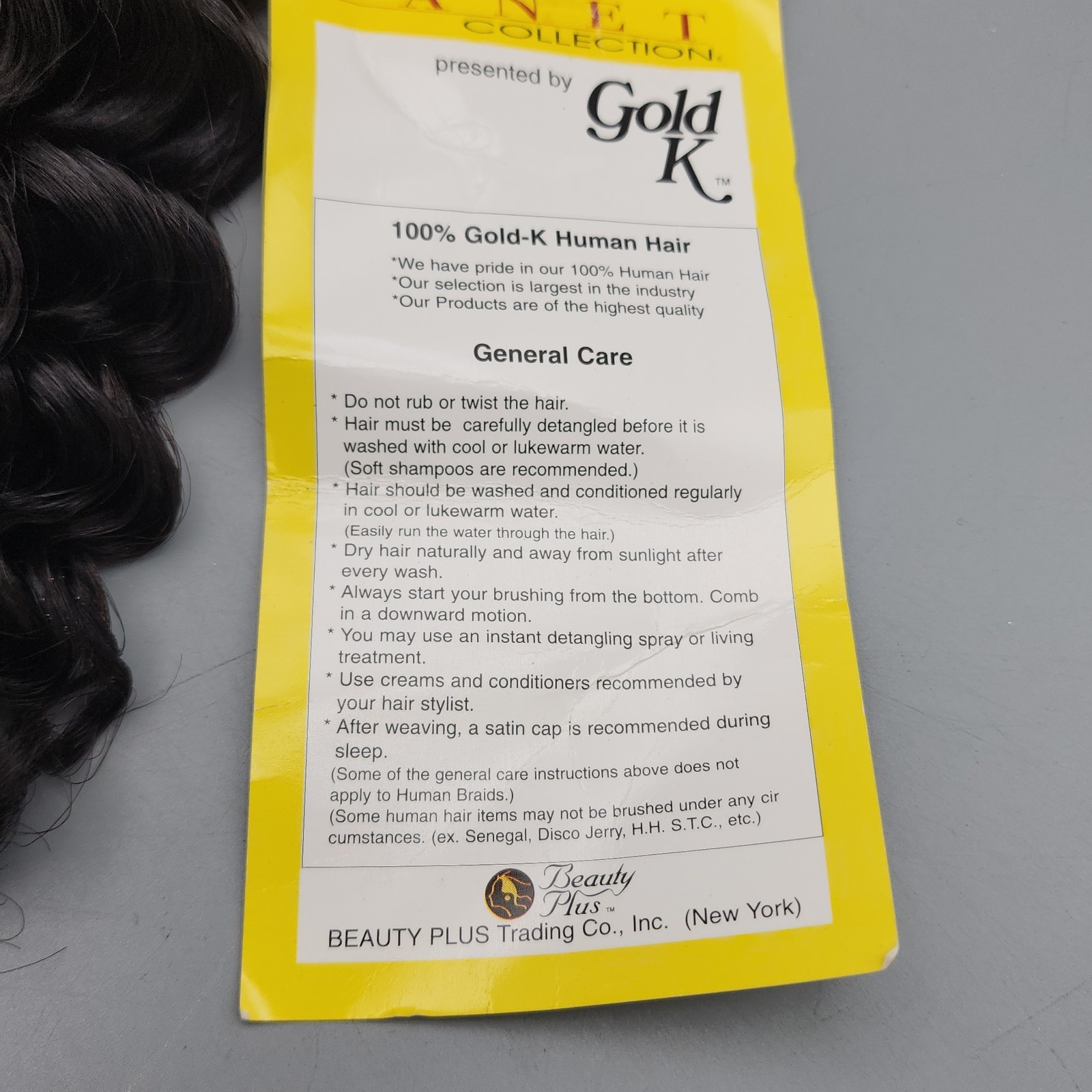 100% Human Hair New Deep W 12 Janet Collection Gold K Color FS1B/33 Wet & Wavy