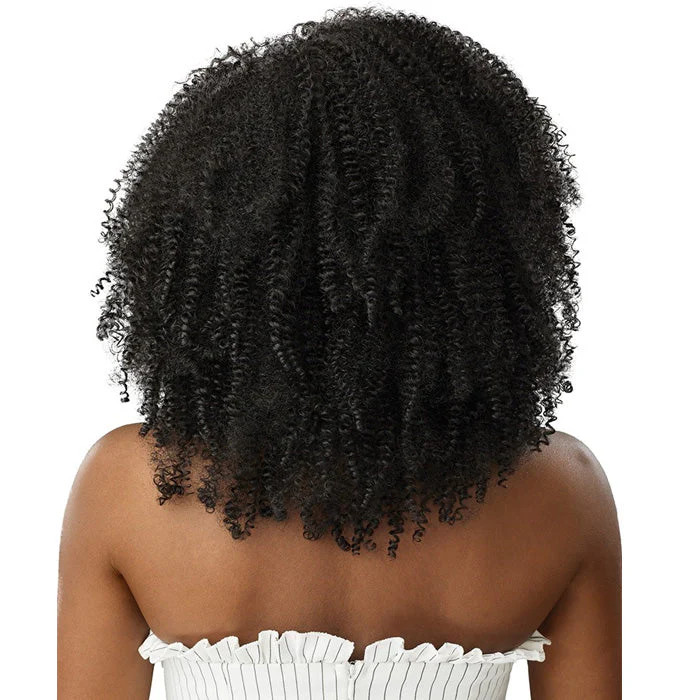 Outre Human Hair Blend Big Beautiful Hair Clip In 9CS – SPRINGY AFRO 10″