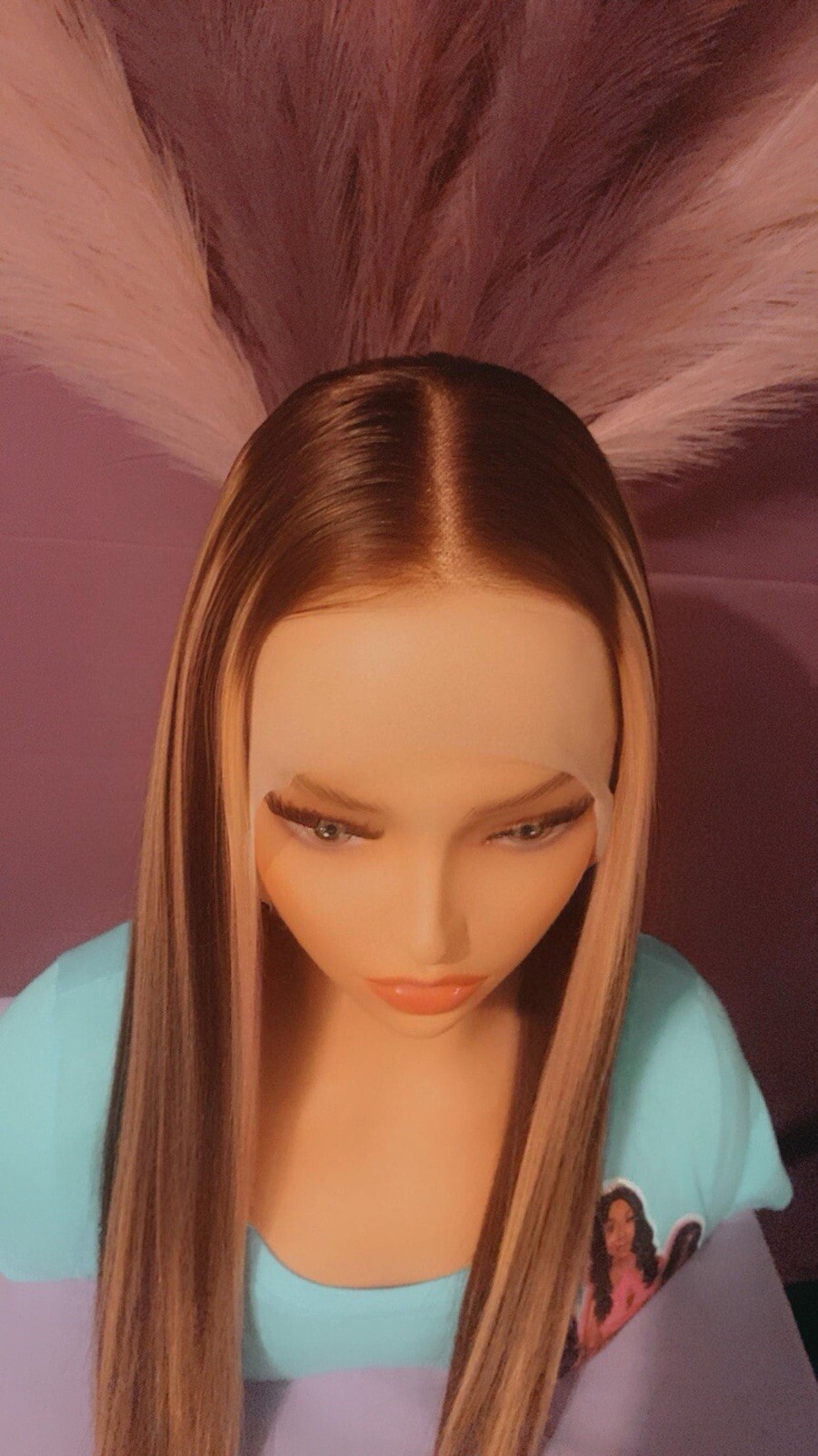Johnetta Unit_Custom Blonde Highlights 13X4 HD Lace Frontal Human Hair Wig