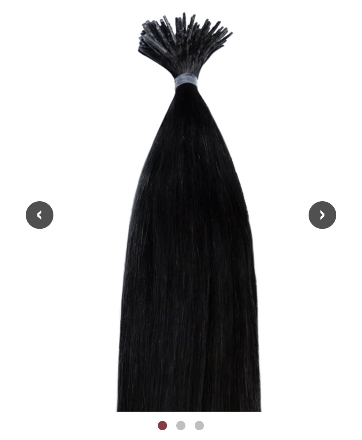 SALE Microlink Hair Extensions – 26” Jet Black Human Hair Never Used 50 Pieces