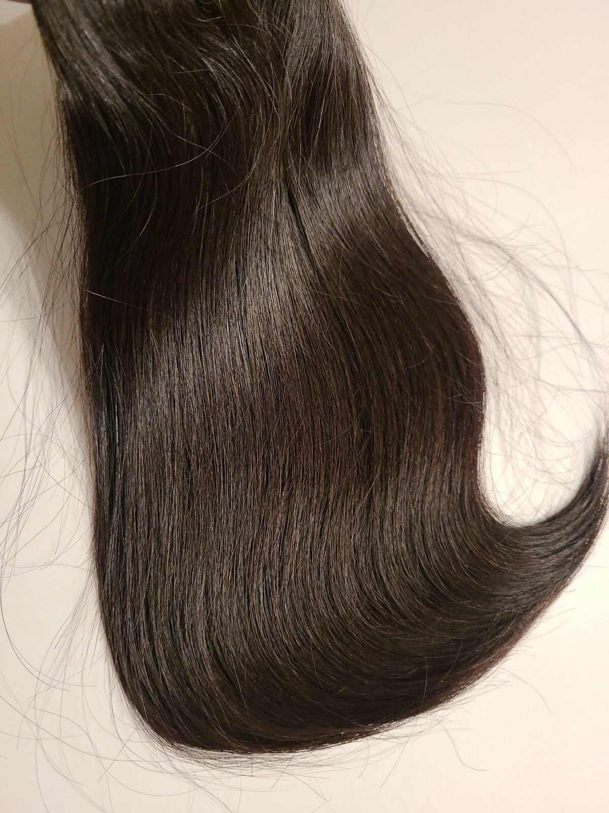 Human Hair 14″ Silky Straight #1B-( VIRGIN) Hair Bundle Made In INDONESIA