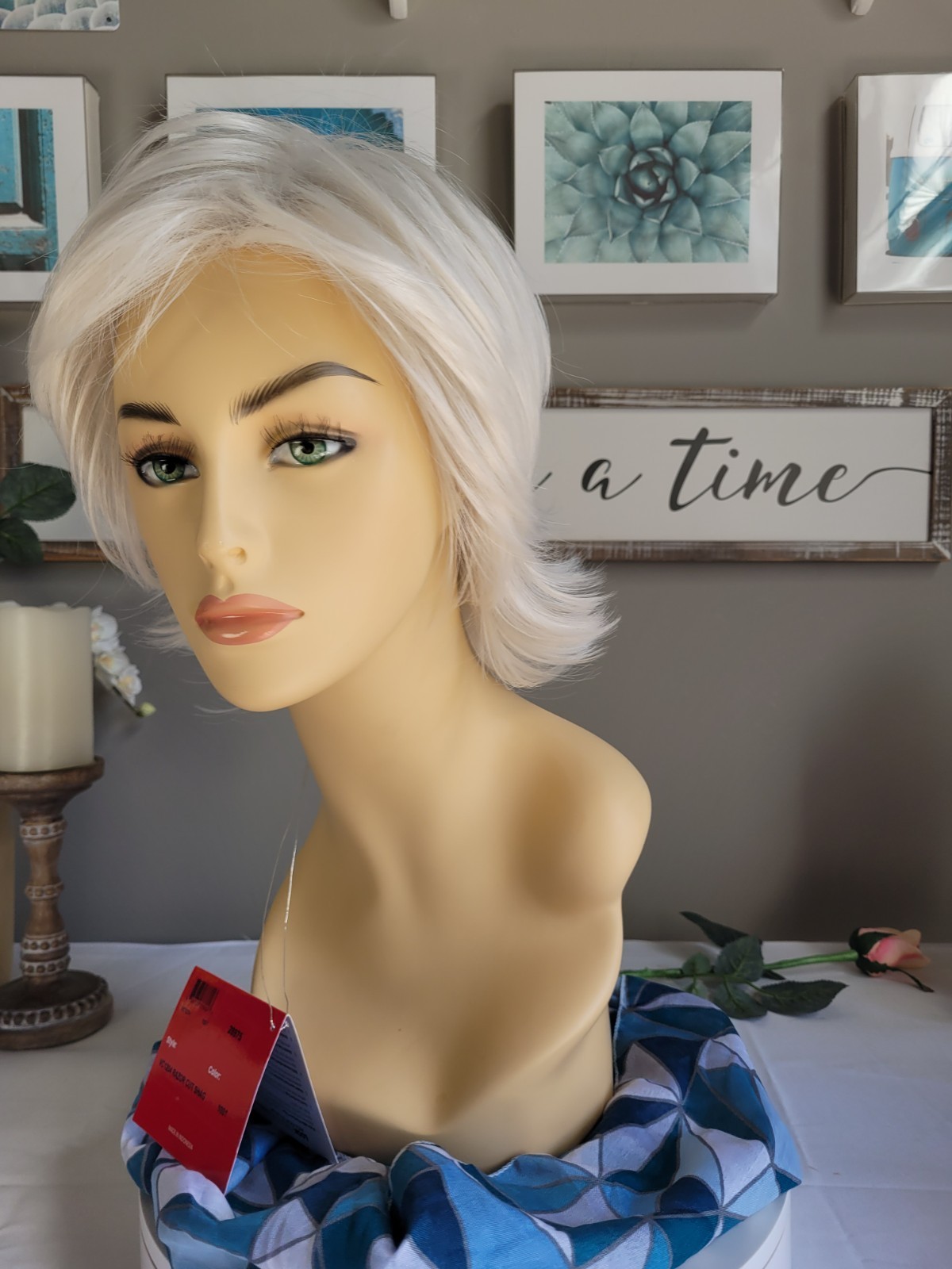 RAZOR CUT SHAG🔥 | TressAllure | Color 1001 – White | SEXY WIG | Big Volume