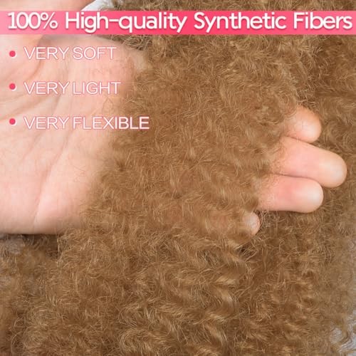 Synthetic Curly Crochet Hair for Black Women Marley 12 Inch (Pack of 3) #27