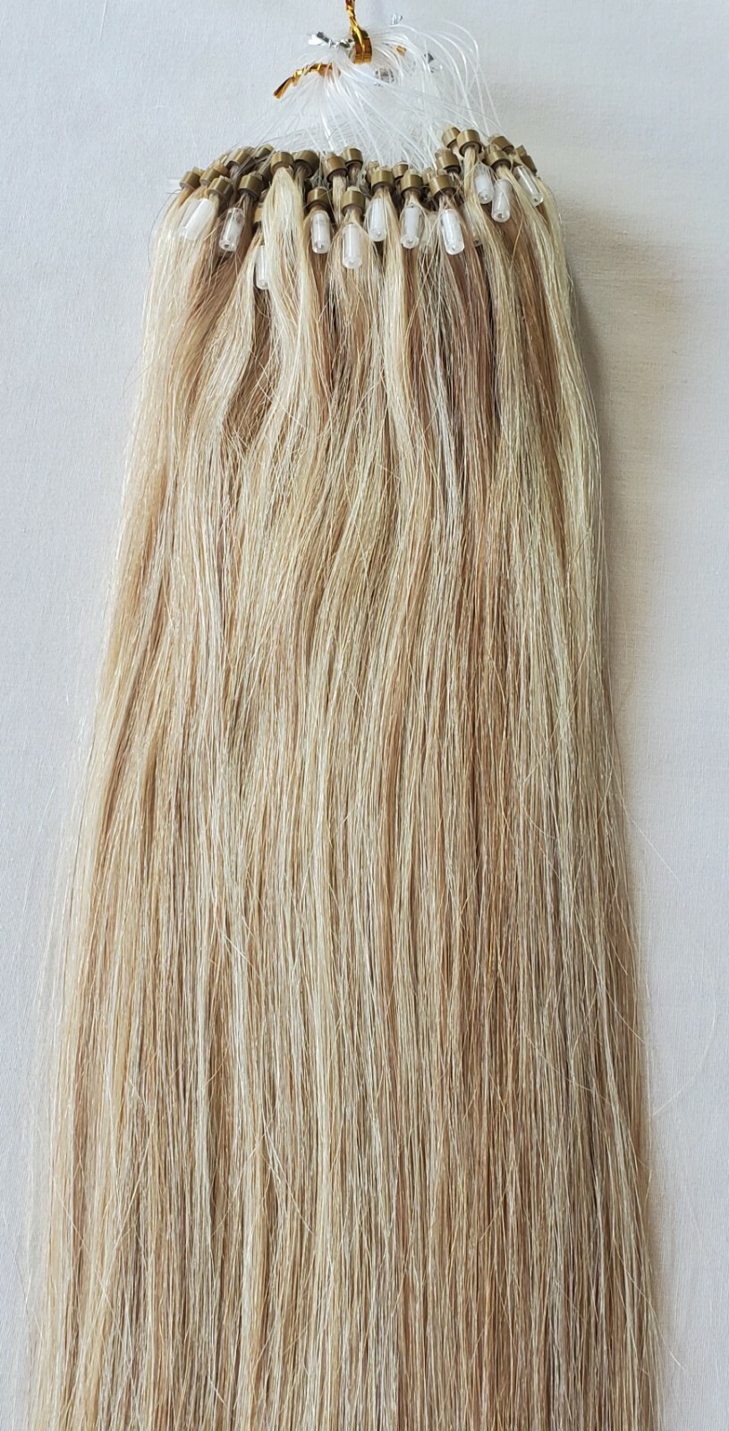 18″, 22″ 100g,100S ,Micro Loop Rings Beads Tipped Human Hair Extensions #18/613