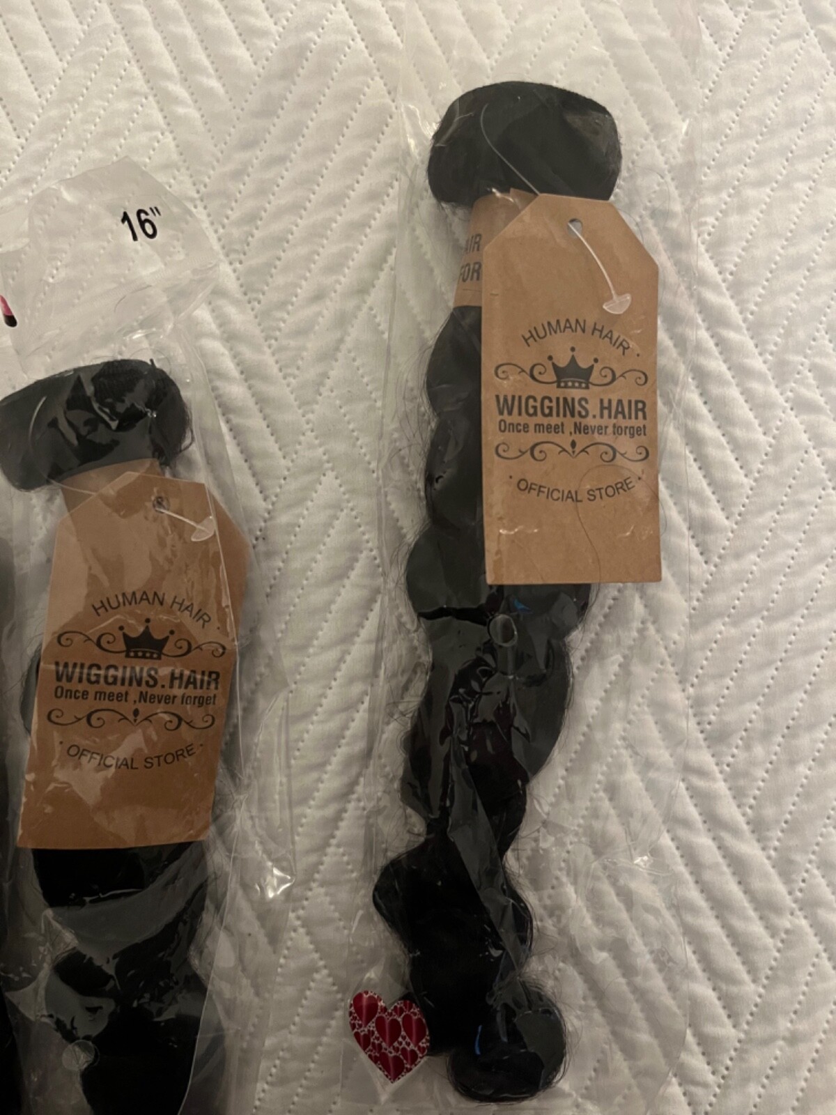 WigginsHair Peruvian Deep  Wave Human Hair Weave – 4 Bundles 16 inch