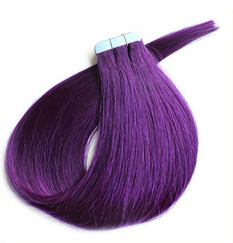 Tape in Remy Human Hair Extensions Seamless Skin Wefts Remy Thick Fashion Hair