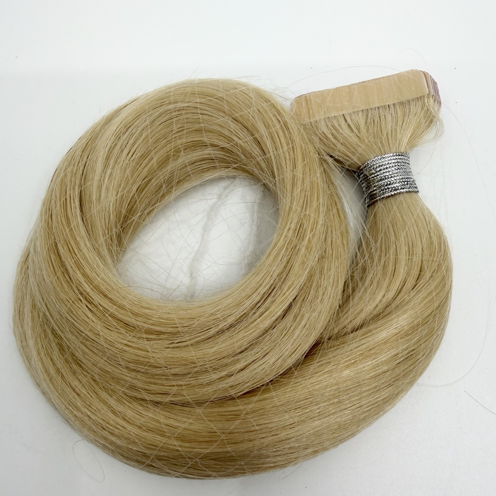 Glam Seamless 18” Tape In Hair Extension Platinum Blonde #1001 20 Pack NEW!